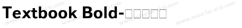 Textbook Bold字体转换
